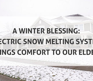 A Winter Blessing: Electric Snow Melting System Brings Comfort to Our Elders