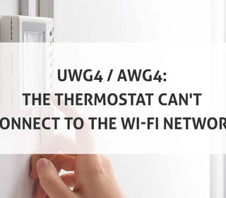 UWG4 / AWG4: The Thermostat Can’t Find the Wi-Fi Network