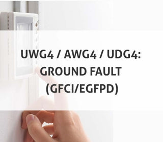 UWG4 / AWG4 / UDG4: Ground Fault (GFCI/EGFPD)