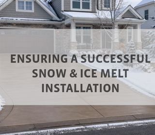 Avoiding Problems When Installing ThermoSoft NeverFreeze® Snow and Ice Melt Systems