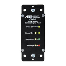 Snow melt system remote status control panel for driveway and walkway monitoring