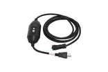 GFCI safety plug for outdoor snow melt mats