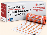 ThermoTile Mats from Thermosoft provide electric floor heating for ceramic, porcelain and stone tile floors
