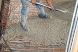 Electric Radiant Heating Cable for concrete slabs and floors being installed