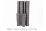 Non-embedding electric floor heating WarmStep mats of various sizes for floating, nail and glue down and nail assist for engineered and solid wood floors