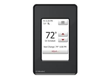 OJ Touch Screen Thermostat, Black Color for controlling electric radiant floor heating mats and cables