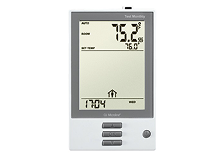 Thermostat for electric radiant floor heating mats and cables