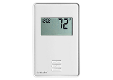 Manual thermostat for controlling electric radiant floor heating mats and cables