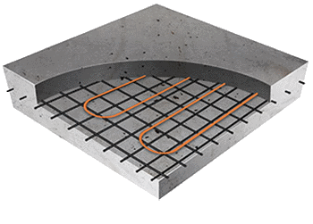 Installing Radiant Heating Under Concrete Slab